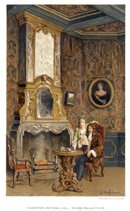 38102 Interieur van het Stedelijk Museum van Oudheden in het huis Het Hogeland (Museumlaan 2) te Utrecht: de ...